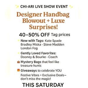 Designer Handbag Blowout Prices Have Been Dropped